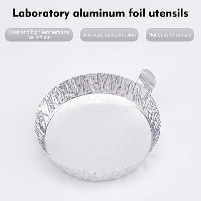 Olycraft 90Pcs 3 Style Aluminum Foil Weighing Dish AJEW-OC0002-56-1