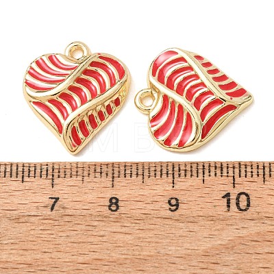 Alloy Enamel Pendants AL-CBA7256-06G-1