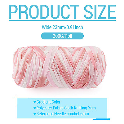 Gradient Color Polyester Fabric Cloth Knitting Yarn OCOR-TAC0023-41D-1