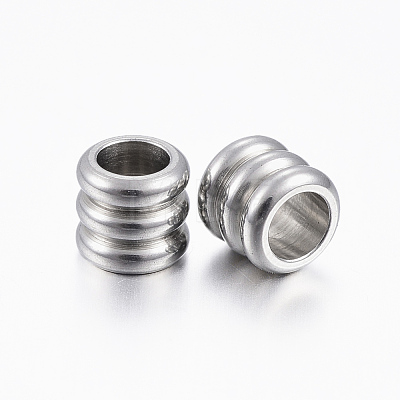 201 Stainless Steel Spacer Beads STAS-H376-58-A-1