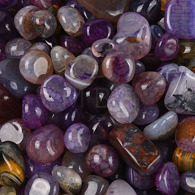 Dyed & Heated Natural Agate Beads X1-G-J402-04E-07-1