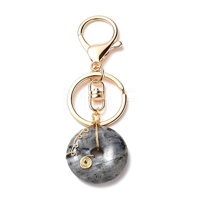 Natural Gemstone Keychain KEYC-JKC00235-1