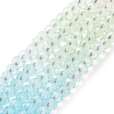 Transparent Glass Beads Strands GLAA-L045-01A-05-1