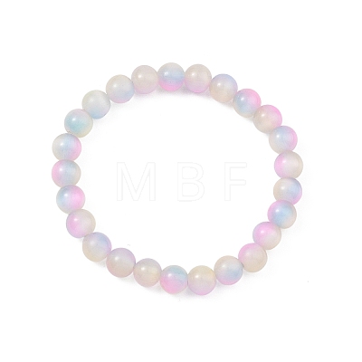 Cat Eye Beaded Stretch Bracelets for Women BJEW-JB13746-1