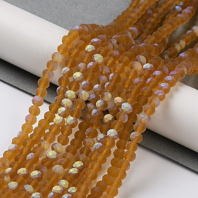 Transparent Glass Beads Strands EGLA-A044-T3mm-MB02-1