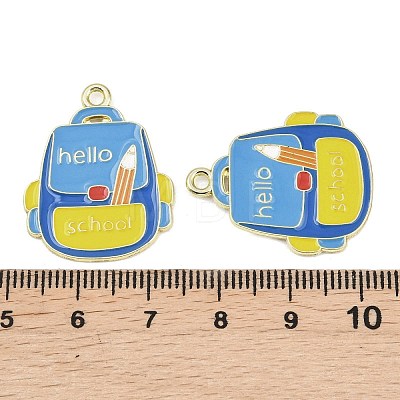 Alloy Enamel Pendants ENAM-L055-01E-02-1