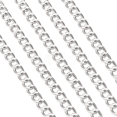 Aluminium Curb Chains X-CHA-T001-25S-1