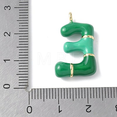 Brass Enamel Pendants KK-E093-03G-E-01-1