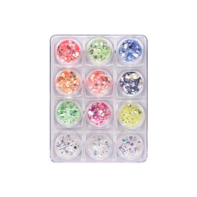 Holographic Nail Glitter Powder Flakes MRMJ-T063-361-M-1