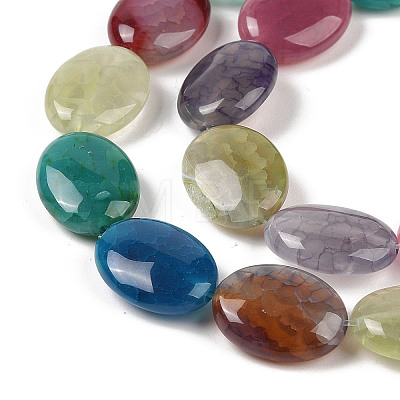 Natural Agate Beads Strands G-P535-F01-01-1