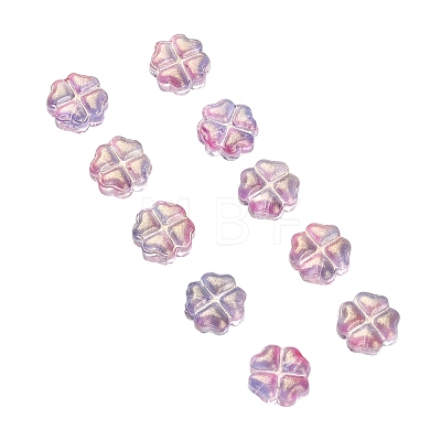 100Pcs Transparent Czech Glass Beads GLAA-CJ0001-55-1