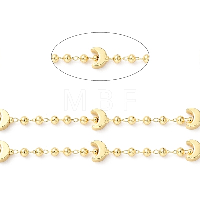 Brass Moon Link Chains CHC-M024-08G-01-1