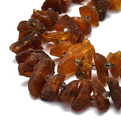 Natural Amber Beads Strands G-E576-61-1
