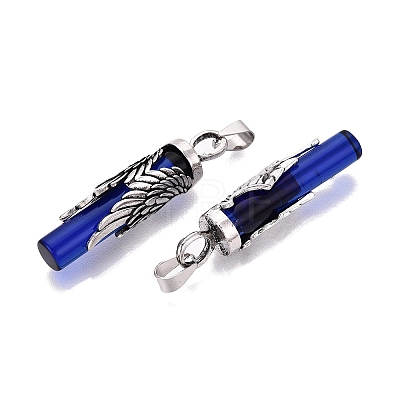 Gothic Alloy Glass Pendants GL-N004-01AS-1