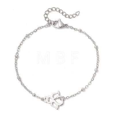 Brass Link Bracelets BJEW-JB12886-1