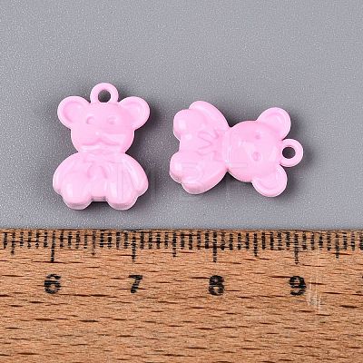 Spray Painted Alloy Pendants PALLOY-Q466-03A-1