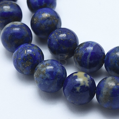 Natural Lapis Lazuli Beads Strands X-G-E483-17-8mm-1