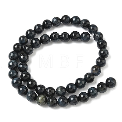 Grade B Natural Tiger Eye Beads Strands G-F591-18-8mm-03-1