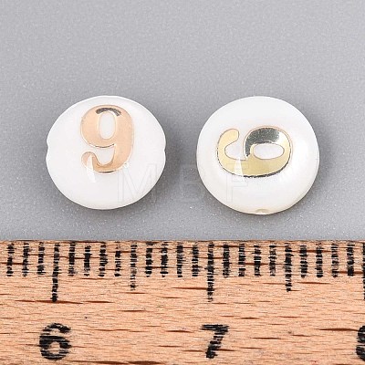 Natural Freshwater Shell Beads SHEL-N003-20-09-1