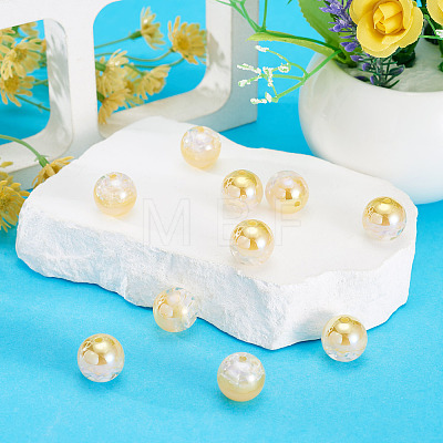 10Pcs Resin Beads PACR-TA0001-33F-1