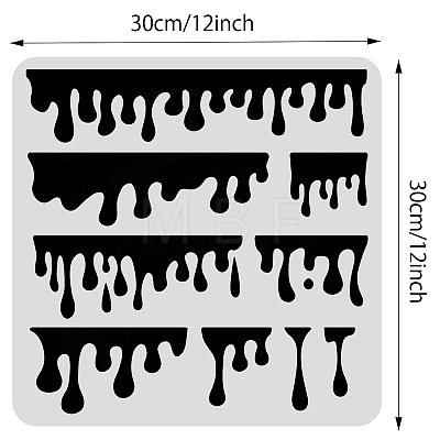 Large Plastic Reusable Drawing Painting Stencils Templates DIY-WH0172-820-1