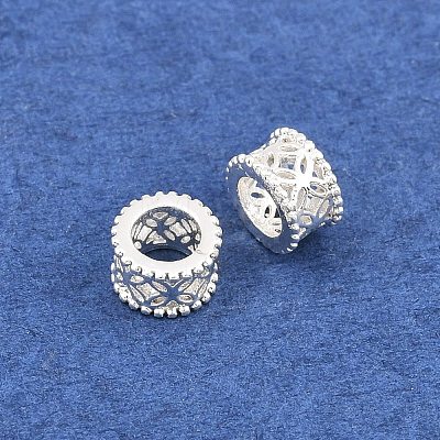Brass European Beads KK-A292-03B-S-1