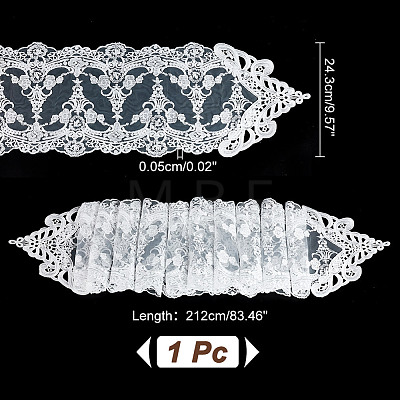 Polyester Lace Table Runners AJEW-WH0248-533B-1