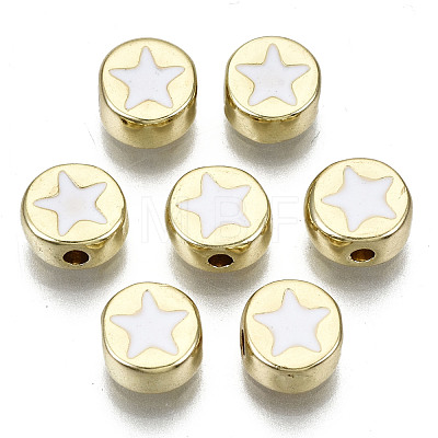 Alloy Enamel Beads ENAM-S122-031-RS-1