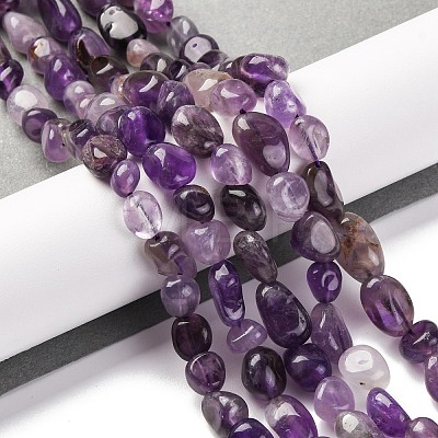 Natural Amethyst Beads Strands G-G146-A09-01-1