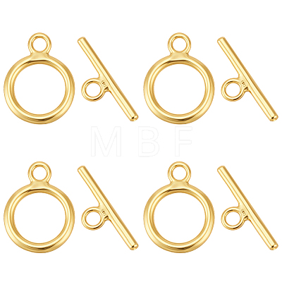 925 Sterling Silver Toggle Clasps STER-BC0004-38G-1