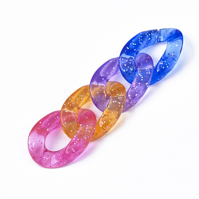 Transparent Acrylic Linking Rings OACR-S036-001B-L-1