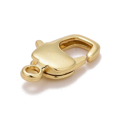 Brass Lobster Claw Clasps X-KK-M229-70G-1