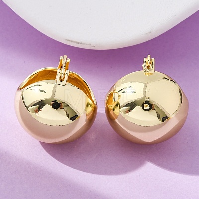 Brass Hoop Earrings EJEW-D273-01G-1