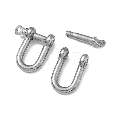 304 Stainless Steel Ring Clip Buckles for Bag Chain Strap STAS-C165-02A-P-1