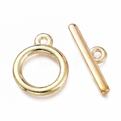 Jewelry Clasps Alloy Ring Toggle Clasps PALLOY-J218-032G-A-1