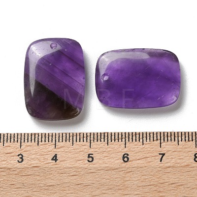 Natural Amethyst Pendants G-B123-06C-1