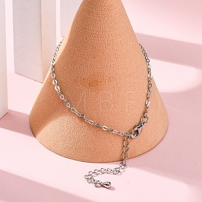 Adjustable Rack Plating Brass Cable Chain Bracelets for Women BJEW-G735-17P-1