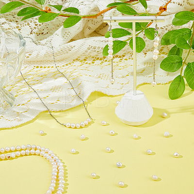 2 Strands Natural Cultured Freshwater Pearl Beads Strands PEAR-HS0001-36-1