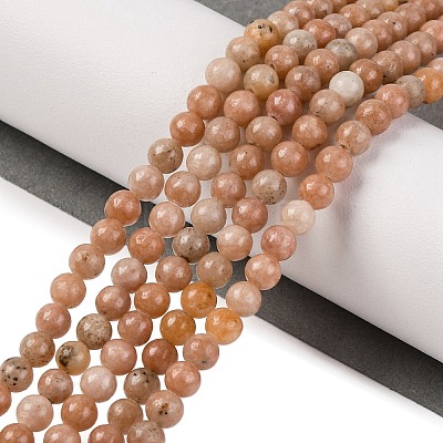 Natural Orange Quartz Beads Strands G-P551-A01-01-1