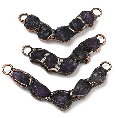 Natural Amethyst Big Pendants G-H332-02R-1