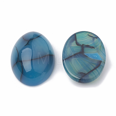 Natural Agate Cabochons X-G-S330-15C-1