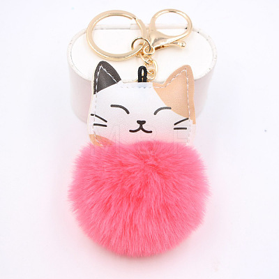 Cute Cat Keychain Plush Pendant for Bags and Wallets ST0996441-1