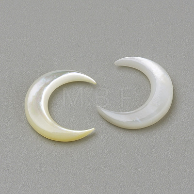 Natural White Shell Mother of Pearl Shell Cabochons X-SHEL-S267-04B-1