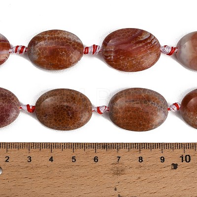 Natural Fire Crackle Agate Beads Strands GG-CBAE0EB-03D-1