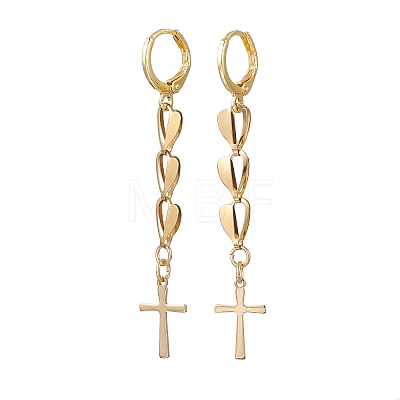 2 Pairs 304 Stainless Steel Leverback Earrings EJEW-JE06940-1