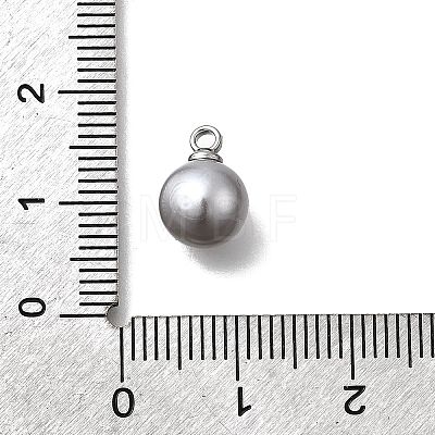 ABS Plastic Imitation Pearl Pendants FIND-H052-01E-02P-1