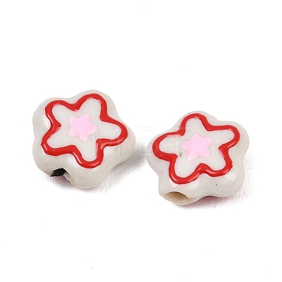 Handmade Porcelain Enamel Beads PORC-G016-06A-1