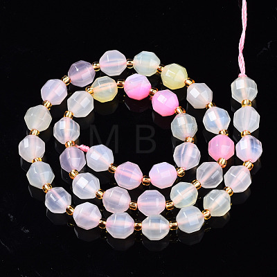 Natural Agate Beads Strands G-N326-97-1