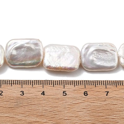 Natural Baroque Keshi Pearl Beads Strands PEAR-P064-01F-04B-1