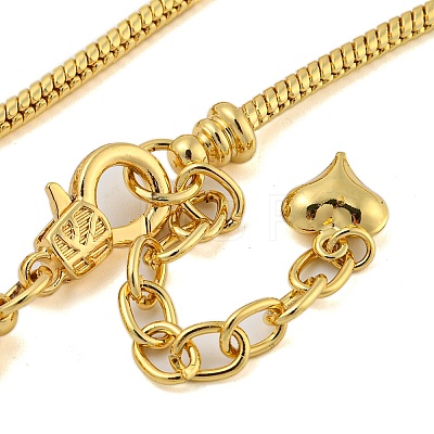 Rack Plating Brass Round Snake Chain Necklaces NJEW-Q345-01G-1